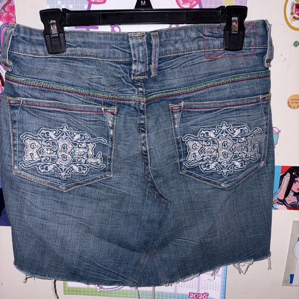 Casual Denim Mini Skirt